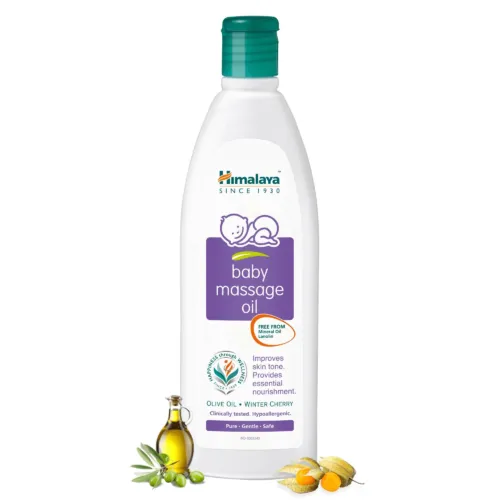 HIMALAYA 500 ML PLBOT BABY MASSAGE OIL OLIVE OIL,WINTER CHERRY