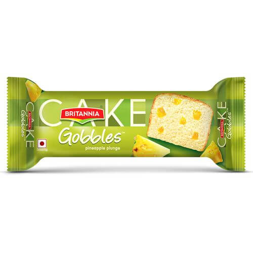 Cake gobbles pineapple plunge
