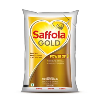 saffola gold refind pouch 1 lt