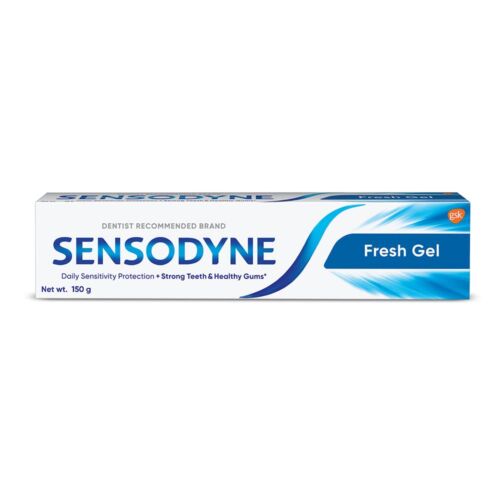 SENSODYNE 130 GM CDBOX FRESH GEL WITH FLUORIDE