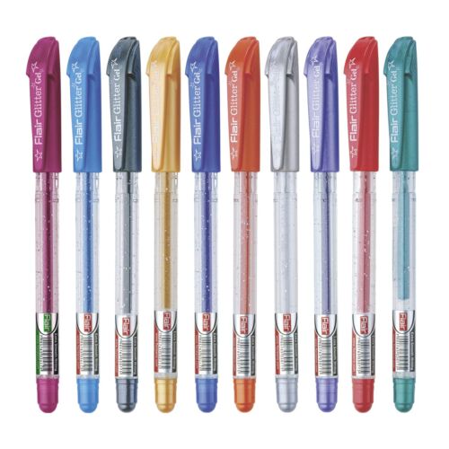 flair glitter gel pen