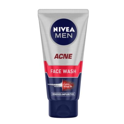 NIVEA  FCWASH  50 GM PLTUB MEN ACNE FACEWASH MANGOLIA BARK