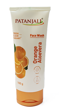 PATANJALI ORANG ALOEVERA FACE WASH 100 G